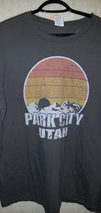 Vintage Park City Utah Printed Shirt